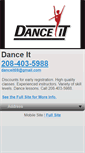 Mobile Screenshot of danceitllc.com